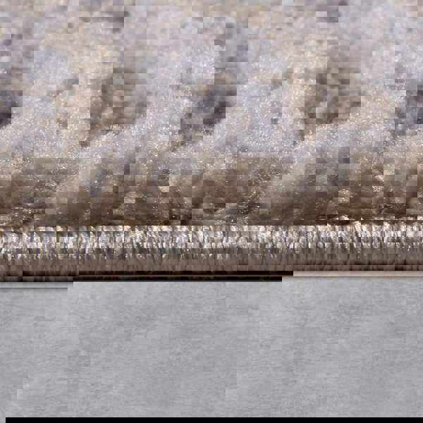 High Pile Beige Rug Chappe – Soft Geometric