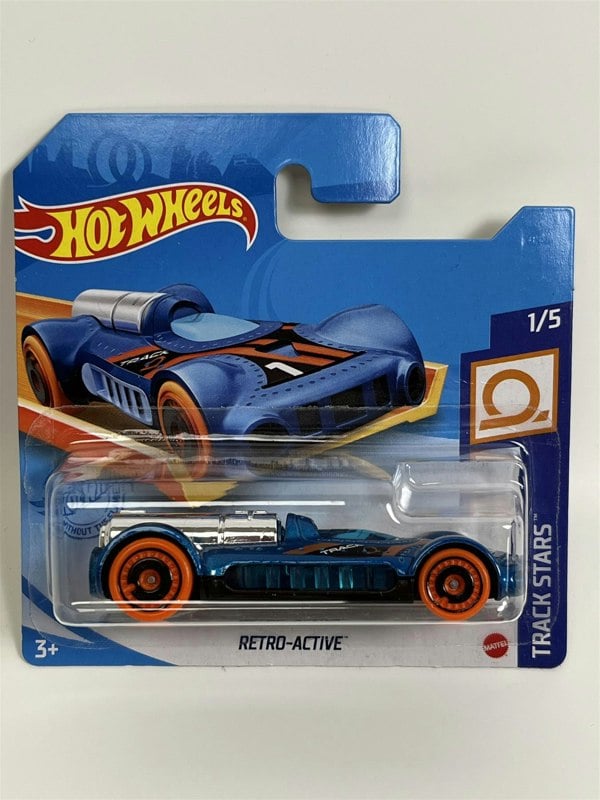Hot Wheels Retro Active Track Stars 1:64 Scale - GRY82M521 B6
