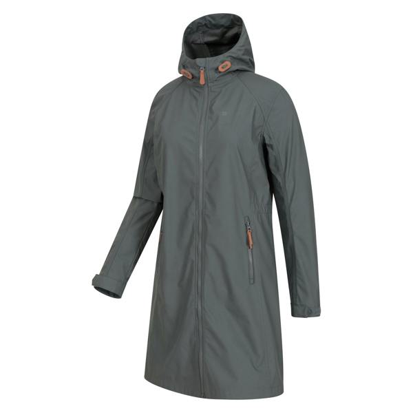 Mountain Warehouse Womens/Ladies Ioana Longline Soft Shell Jacket - Green - 