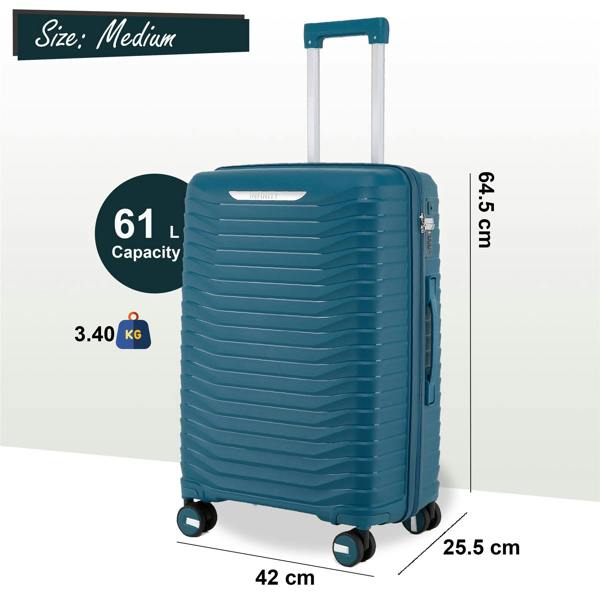 Infinity Luggage Hard Shell Suitcase Cabin TSA Luggage Travel Set