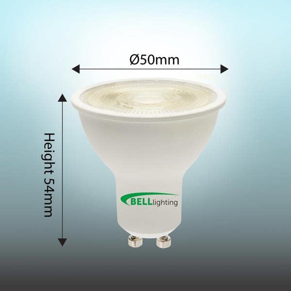 BELL Lighting GU10 LED Spotlight 4.4W Energy Saving Light Bulb 38 Degree