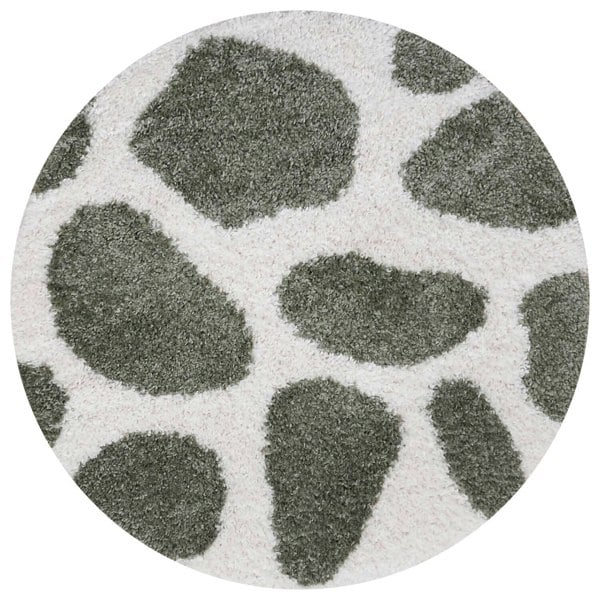 Moodi Shaggy Green, plush underfoot feel, easy to clean | THE RUGS
