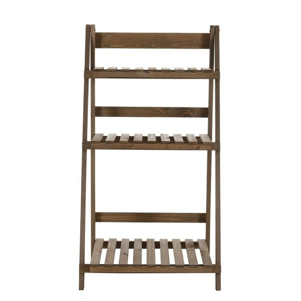 3 Tier Wooden Flower Stand Plant Display Shelf Storage Rack Pot Holder Outdoor Living and Home 