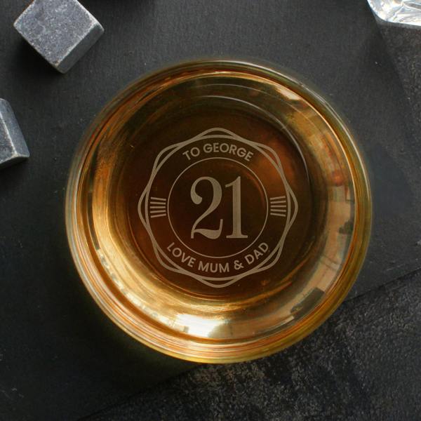 Abode Home & Gifts Personalised Base Engraved Big Age Tumbler