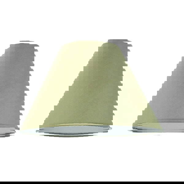 10 Inch Olive Green Cotton Coolie Lampshade for Table Lamp or Pendant Image 1