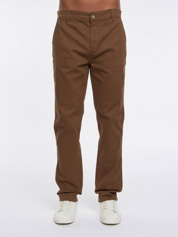 Crosshatch Roysden Chinos Cinnamon