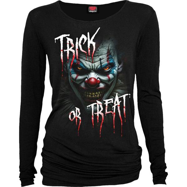 Spiral Direct TRICK OR TREAT - Baggy Top Black