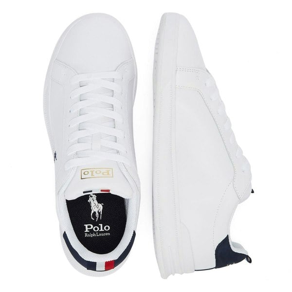 Ralph Lauren - 809860883003 Mens HRT CT II Sneakers Low White/Navy