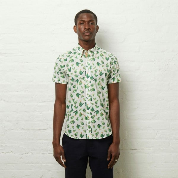 Gabicci V54GW07 Mens Garcia Short Sleeve Pattern Shirt Gabicci Vintage - MEADOW