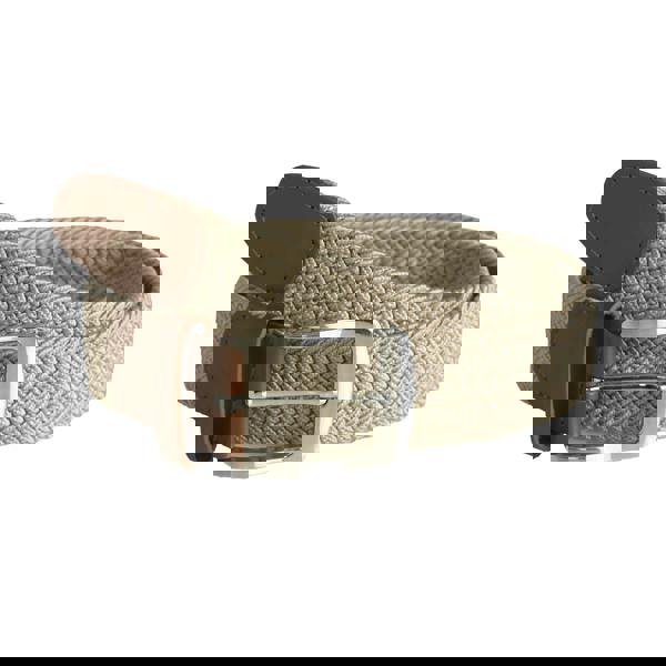 Duke D555 Frank Braided Stretch Belt - Stone - 