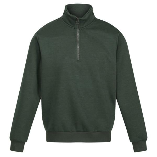 Regatta Professional Mens Quarter Zip Sweatshirt - Dark Green