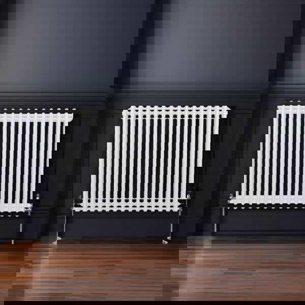 Monstershop Traditional 2 Column Radiator - 600 x 1192mm - White