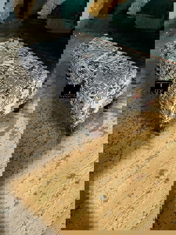 Marilyn Monroe printed fabric Footstool Bench - ISTOOLS