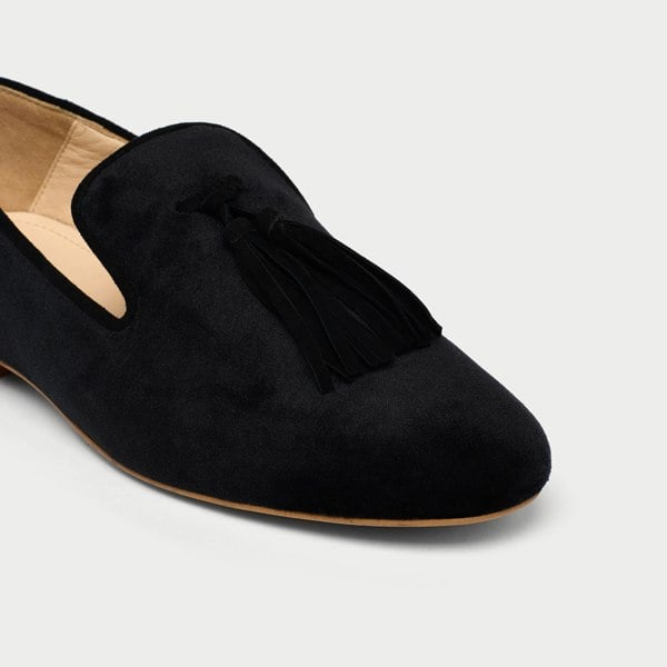 Calla Freya Shoes - Black Velvet