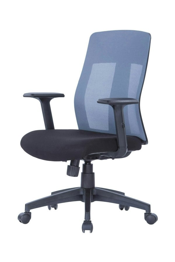 Dorel Home Laguna Office Chair with wheels in grey