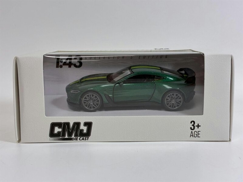 MCSlots Aston Martin V12 Green 1:43 Scale CMJ Diecast DC143AMV12GN