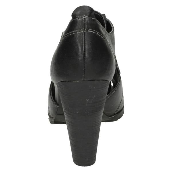 Ladies Barricci Side Cut Out Peep Toe Heels