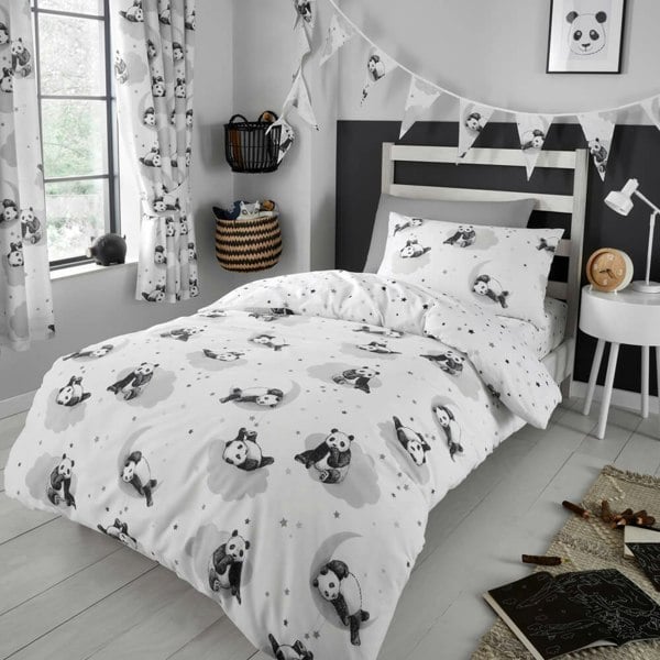 Sleepy Panda Bedding Kids Bedding - Happy Linen Company