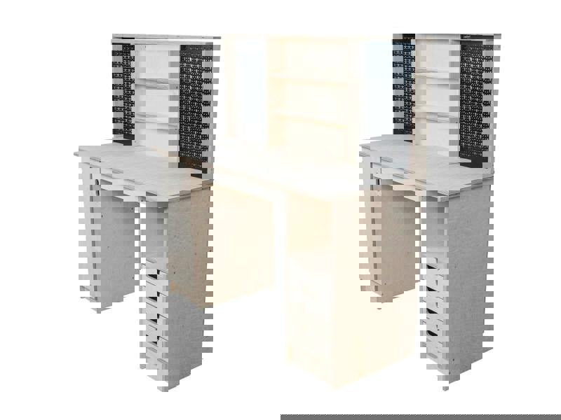 wooden cabinet workbench