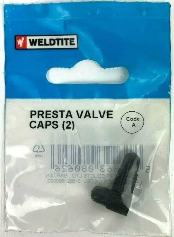 Weldtite Bicycle Presta Valve Caps Pair 154770247135