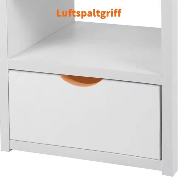 Havendro Bedside Nightstand Cabinet with Drawer Modern Bedroom Storage End Side Table