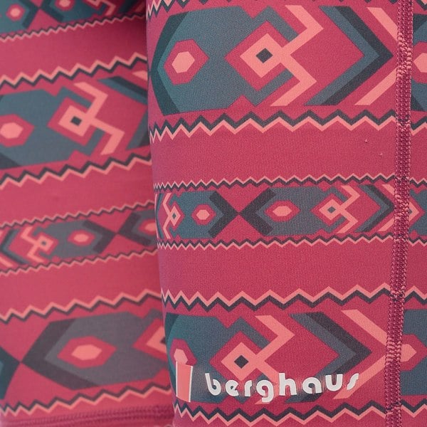 Berghaus Womens Red Point Legging Shorts in Aztec