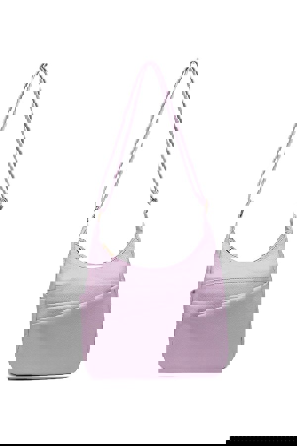 Pluspup Shoulder Bag with Multiple Compartments and Zipper Closure