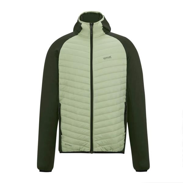 Regatta Mens Andreson Hybrid Jacket - Light Sage/Dark Khaki - Light Sage/Dark Khaki - 100% Mixed