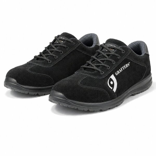 Grafters BOBBY Safety Shoes   in  Black