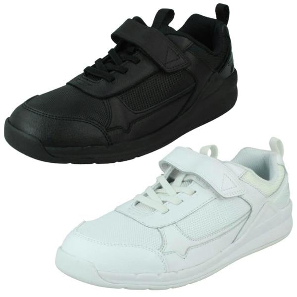 Clarks Boys Clarks Lace Detailed Casual Trainers Orbit Sprint Y