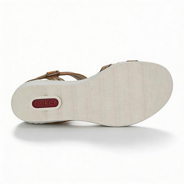 Rieker 67410 Cross Strap Sandals   in  Multicoloured