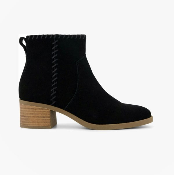 TOMS DELILAH Womens Ankle Boots Black