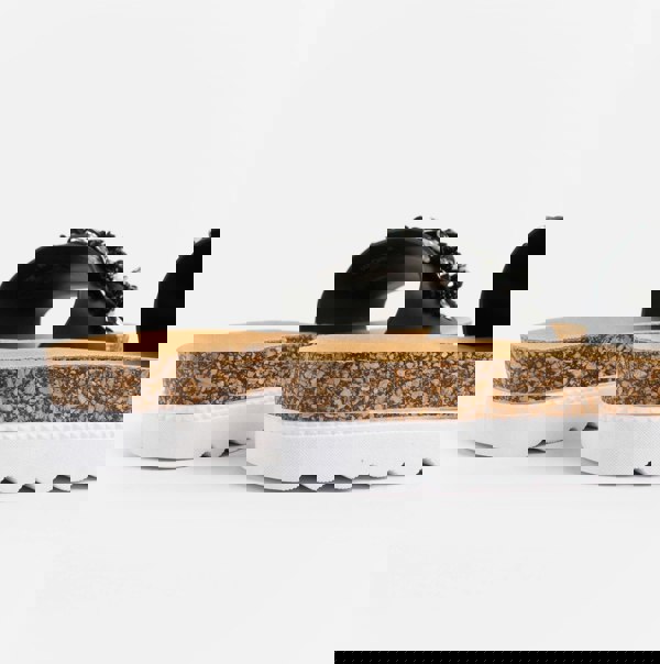 Dr Keller GLITZY Womens Slides Black