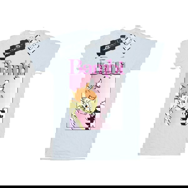 Disney Womens/Ladies Bambi Nice To Meet You Cotton Boyfriend T-Shirt - White