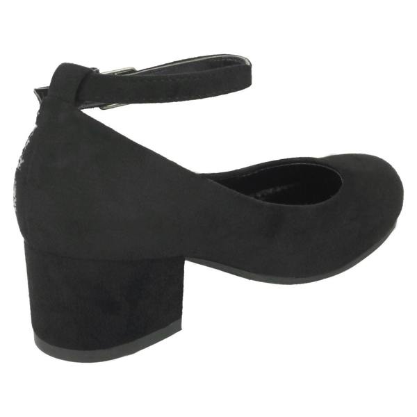 Spot On Girls Spot On Mid Heel Ankle Strap Shoes
