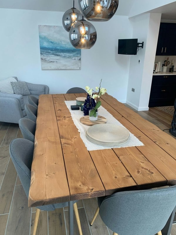 The Bespoke Carpentry Co Outdoor Live Edge Table