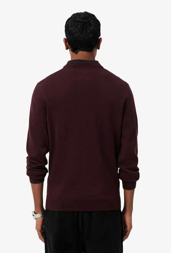 Lacoste Monochrome Crew Neck Cotton Sweatshirt