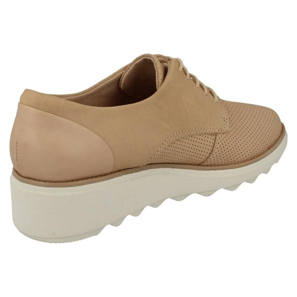 Clarks Ladies Clarks Casual Lace Up Trainers Sharon Crystal
