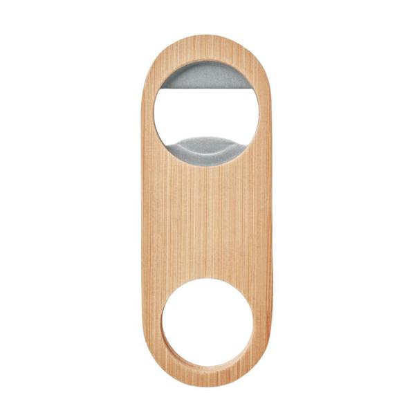 MidOcean Valbamper Bamboo Oval Bottle Opener - Wood - 
