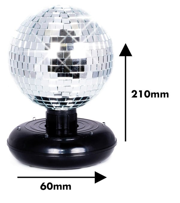 FX Lab Cheetah 6" Mirror Ball And Led