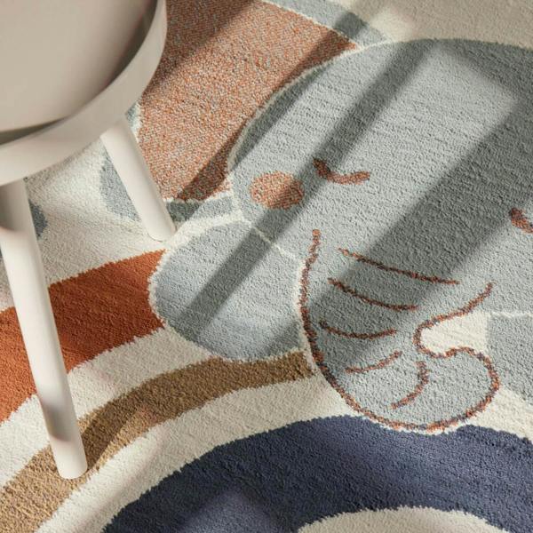 Adventures Kids Rug Dreamy Jumbo Cream Sound-absorbing Fun design rug