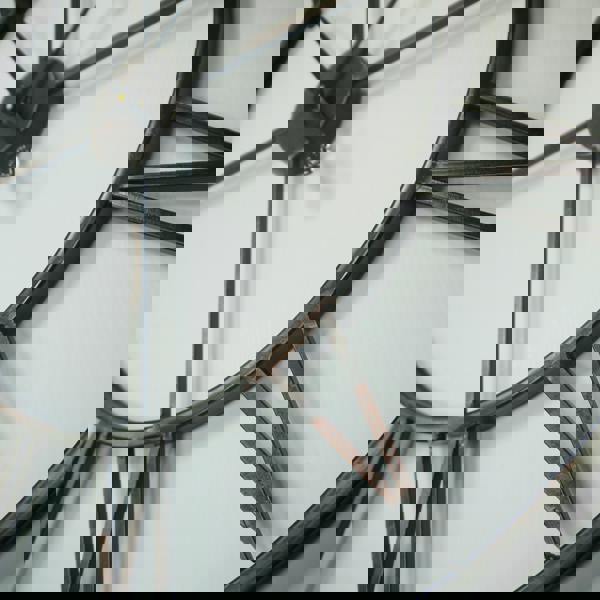 WALPLUS WC2063 - Roman No. Iron Wall Clock - 76 cm / 30 in