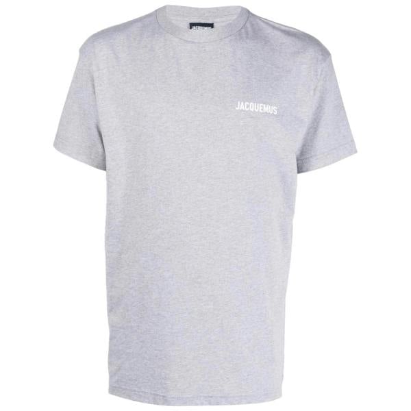 Jacquemus Le Logo T-Shirt   in  Grey