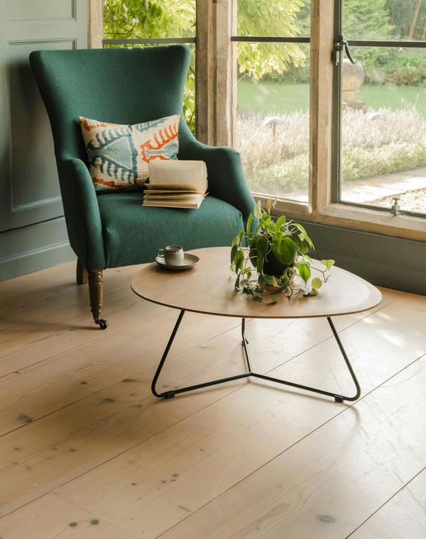 Bergen Small Coffee Table with Gold Coloured Top
