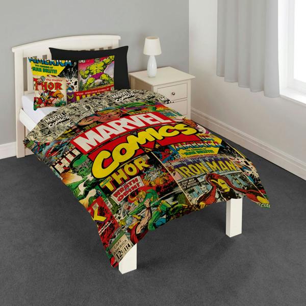 Marvel Avengers Comics Multi Duvet Cover Set