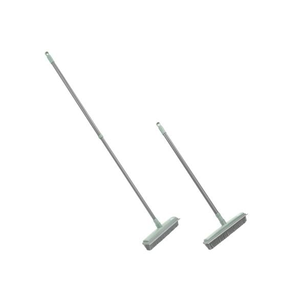 JVL Rubber Broom - Grey