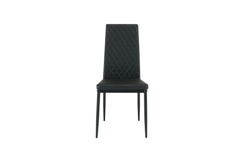 Outdoor Living New York Dining Table with 4 Emily Leather Chairs