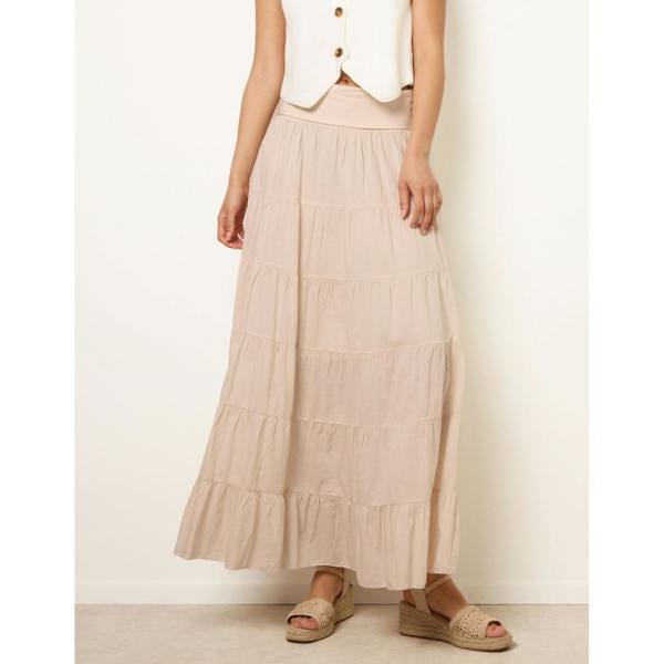 Blue Vanilla Jersey Band Tiered Skirt