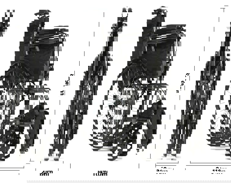 Aidapt Self Propelled Transit Wheelchair