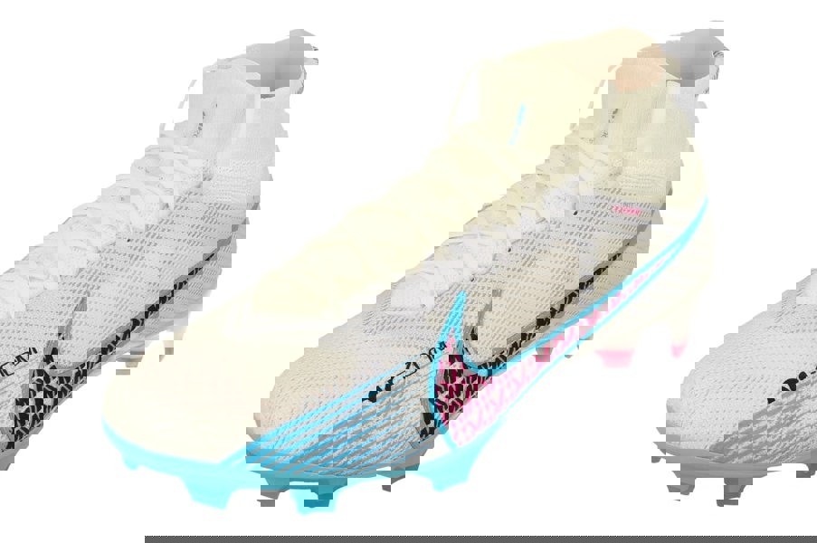 Nike Zoom Superfly 9 Elite FG Mens Football Boots Dj4977  146 - White Baltic Blue Pink Blast 146 - Photo 0